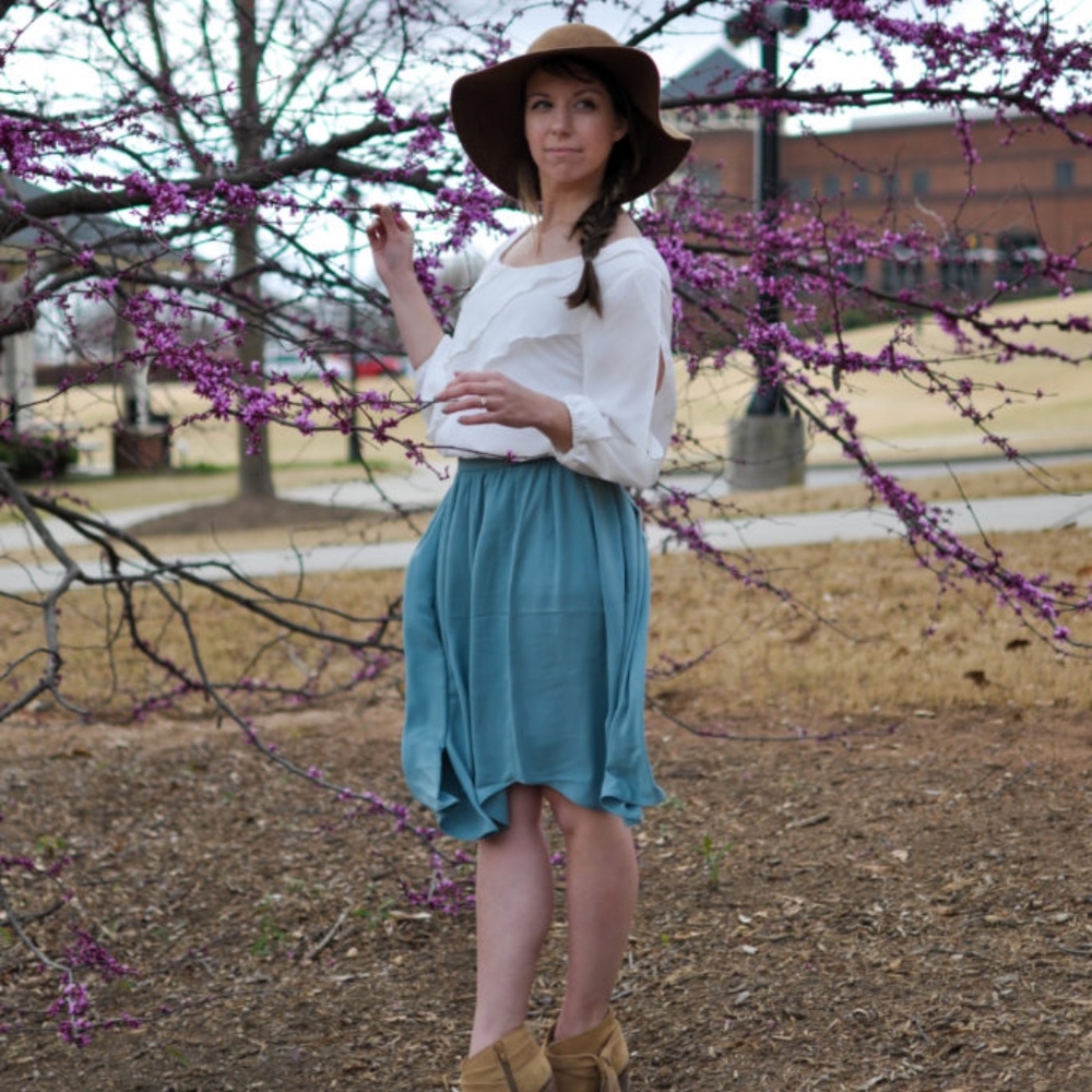LOFT Chiffon Skirt